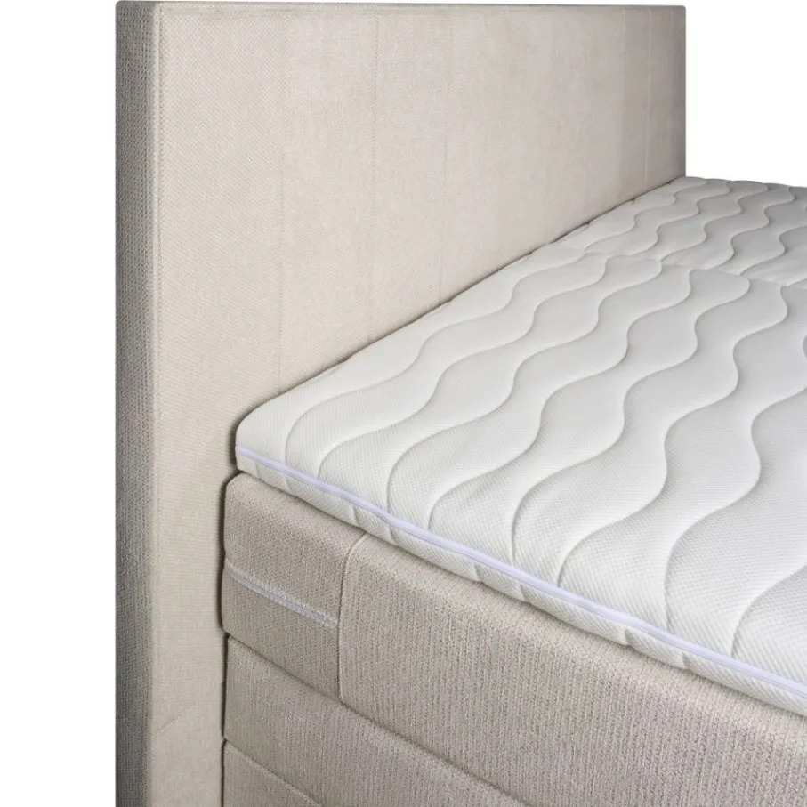 Boxsprings< Elektrische Boxspring Valencia Beige - 180x200 cm
