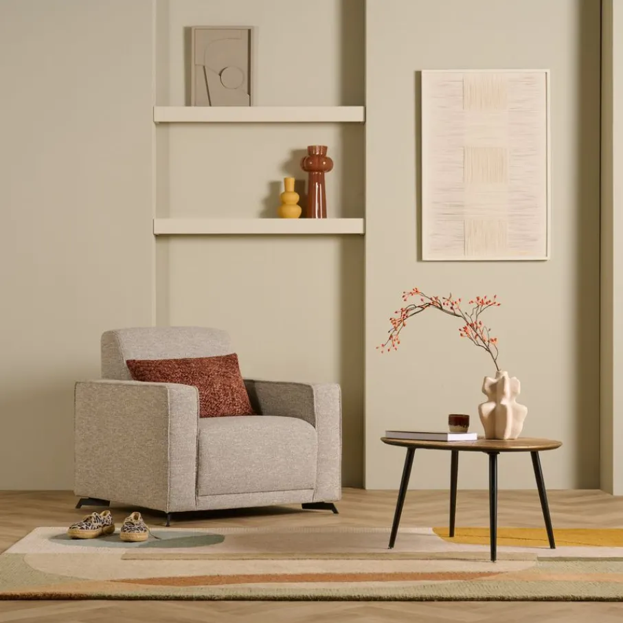 Fauteuils< Fauteuil Pampus Ondiep Greige