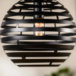 Hanglampen< Hanglamp Emile Zwart - E27 - Ø 30 cm