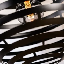Hanglampen< Hanglamp Emile Zwart - E27 - Ø 30 cm