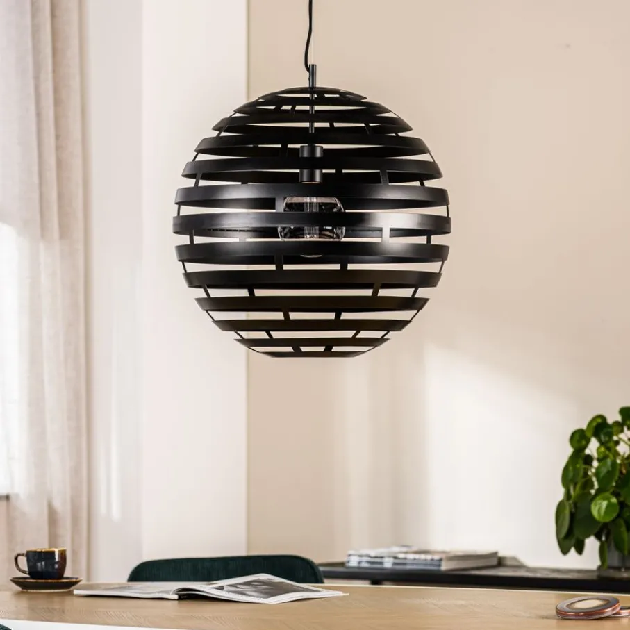 Hanglampen< Hanglamp Emile Zwart - E27 - Ø 50 cm