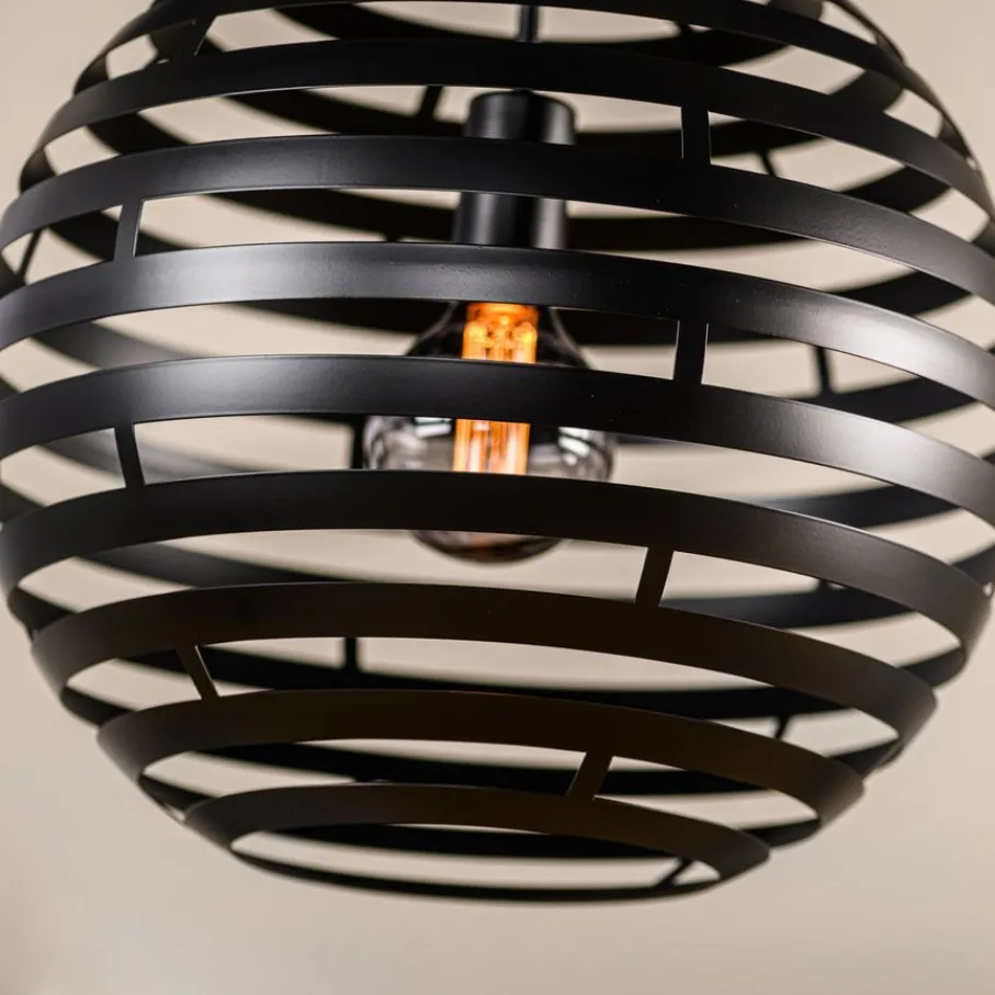 Hanglampen< Hanglamp Emile Zwart - E27 - Ø 50 cm