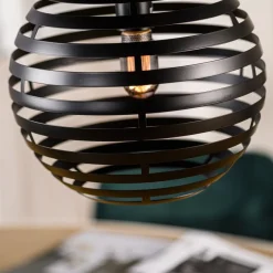 Hanglampen< Hanglamp Emile Zwart - E27 - Ø 50 cm