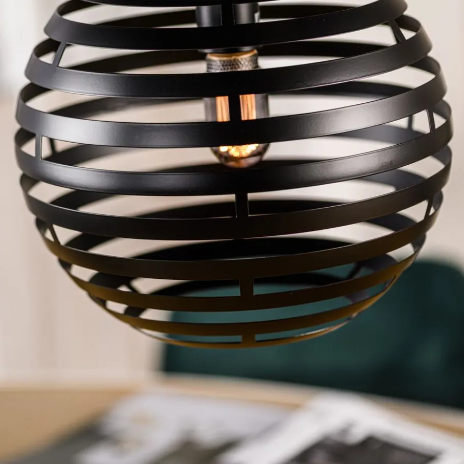 Hanglampen< Hanglamp Emile Zwart - E27 - Ø 50 cm