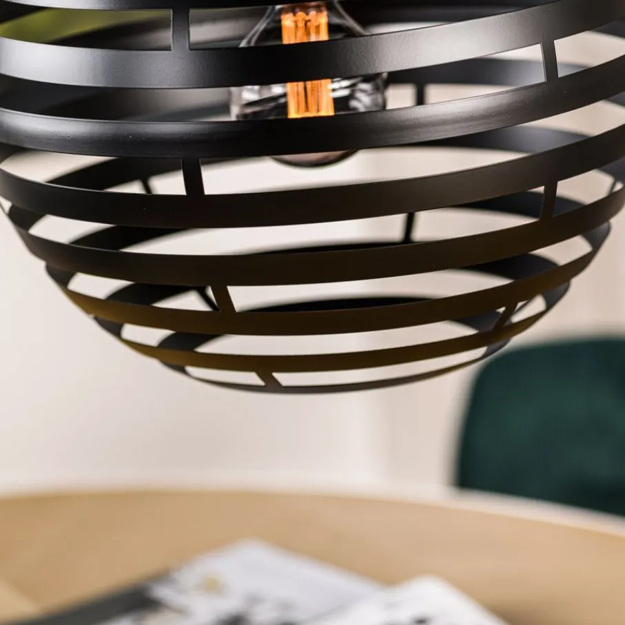 Hanglampen< Hanglamp Emile Zwart - E27 - Ø 50 cm
