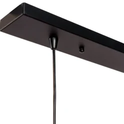 Hanglampen< Hanglamp Eric Zwart - 5 x E27 - 120 cm breed