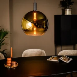 Hanglampen< Hanglamp Galant Goud - E27 - Ø 40 cm