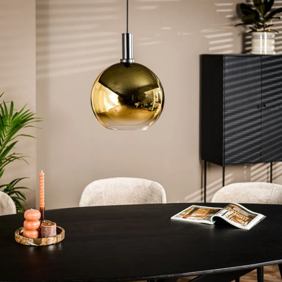 Hanglampen< Hanglamp Galant Goud - E27 - Ø 30 cm