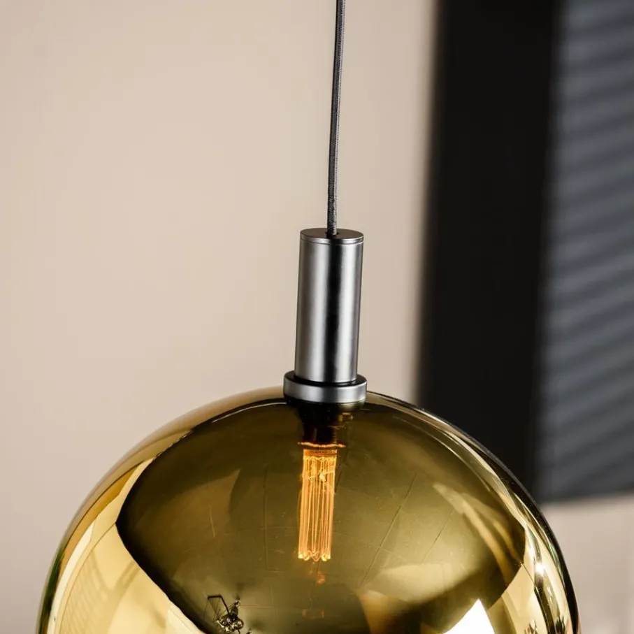 Hanglampen< Hanglamp Galant Goud - E27 - Ø 30 cm