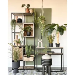 Kunstplanten & Bloemen< Hangplant Philodendron Groen - 90 cm hoog