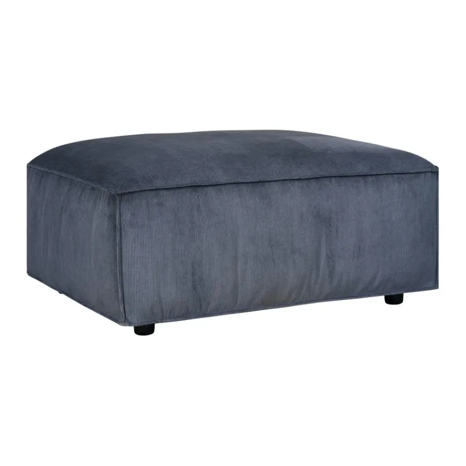 Voetenbanken|Fauteuils< Hocker Dundee Blauw
