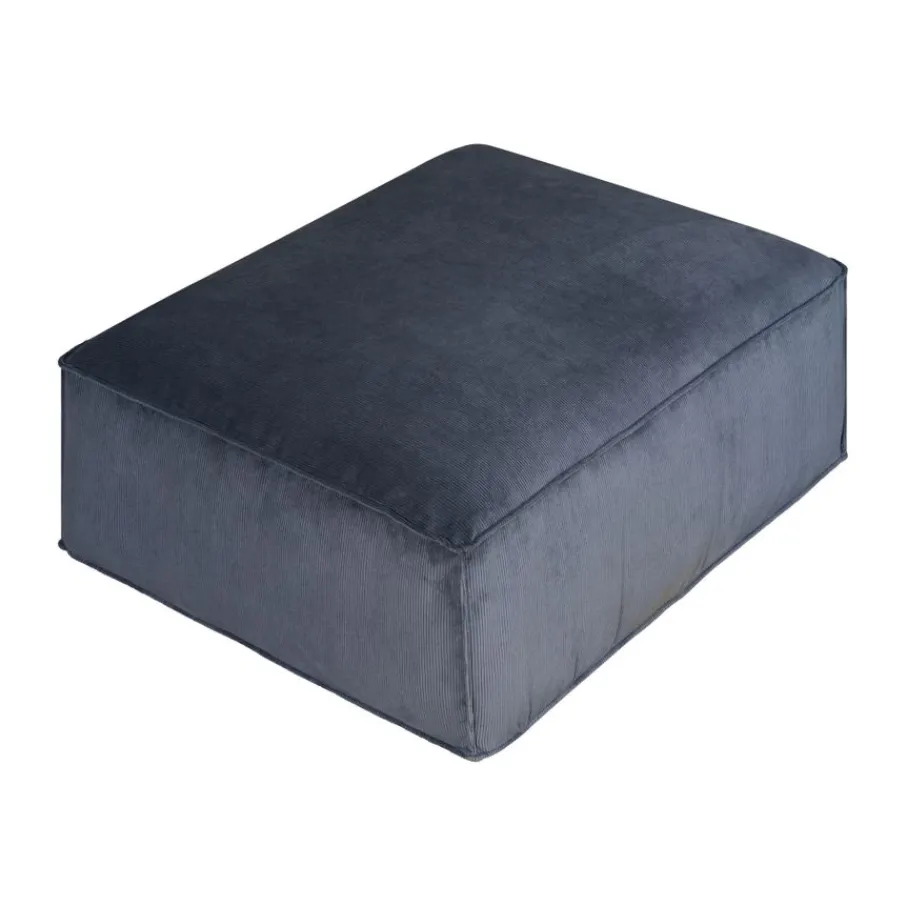 Voetenbanken|Fauteuils< Hocker Dundee Blauw