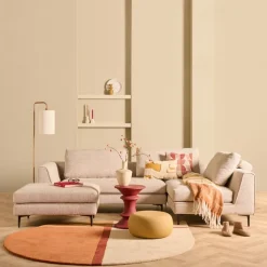 Voetenbanken|Fauteuils< Hocker Source Beige - 102x74 cm