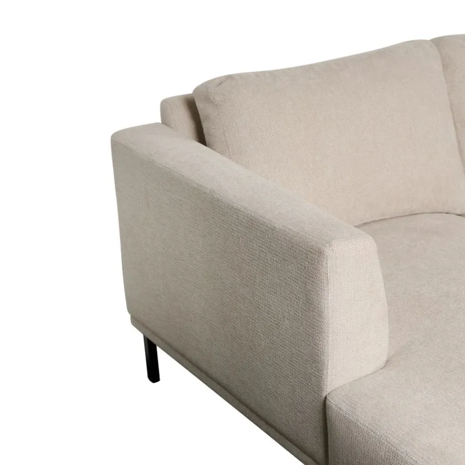 U-Banken< Hoekbank Andelst Divan Rechts Beige