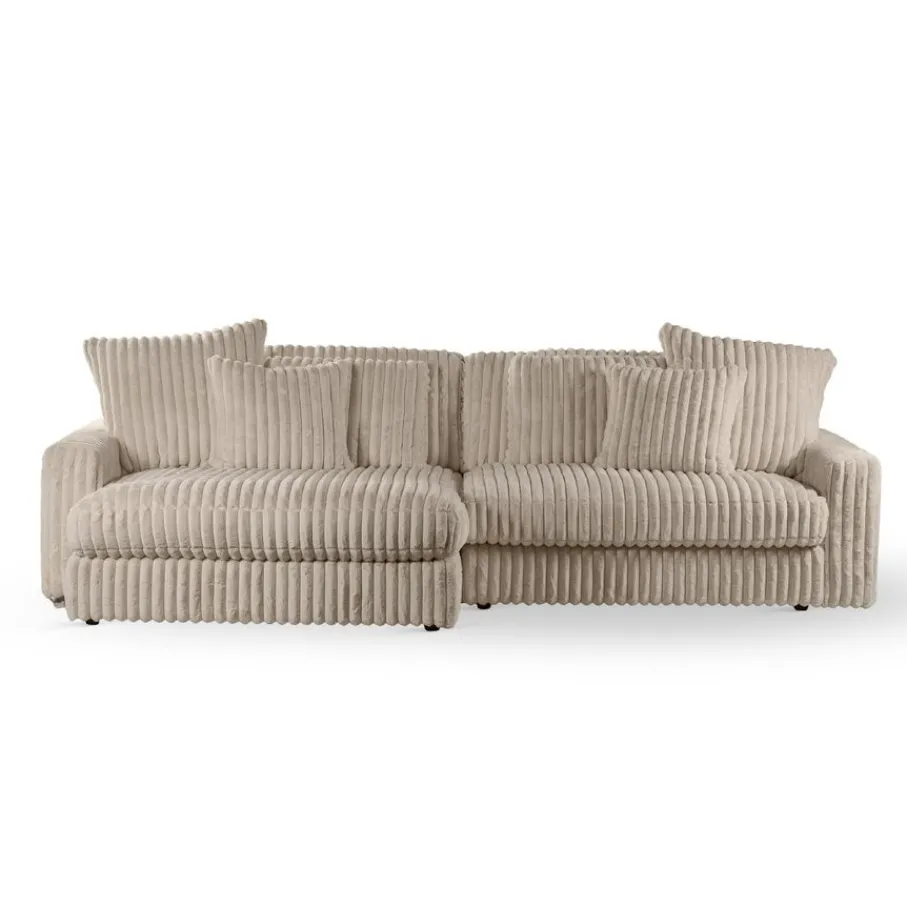 Hoekbanken< Hoekbank Brem Rechts Beige