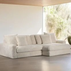 Hoekbanken< Hoekbank Brem Rechts Beige