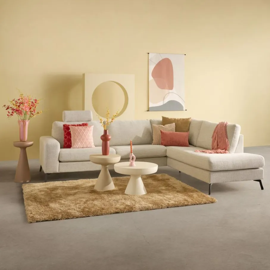 Hoekbanken< Hoekbank Brixton Rechts Beige