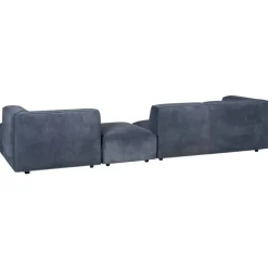 Modulaire Banken|Hoekbanken< Hoekbank Dundee Rechts Blauw
