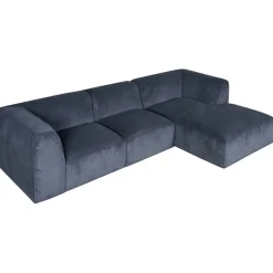 Modulaire Banken|Hoekbanken< Hoekbank Dundee Rechts Blauw
