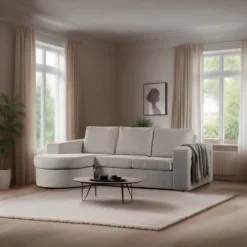 Hoekbanken< Hoekbank Huxley Links & Rechts Beige