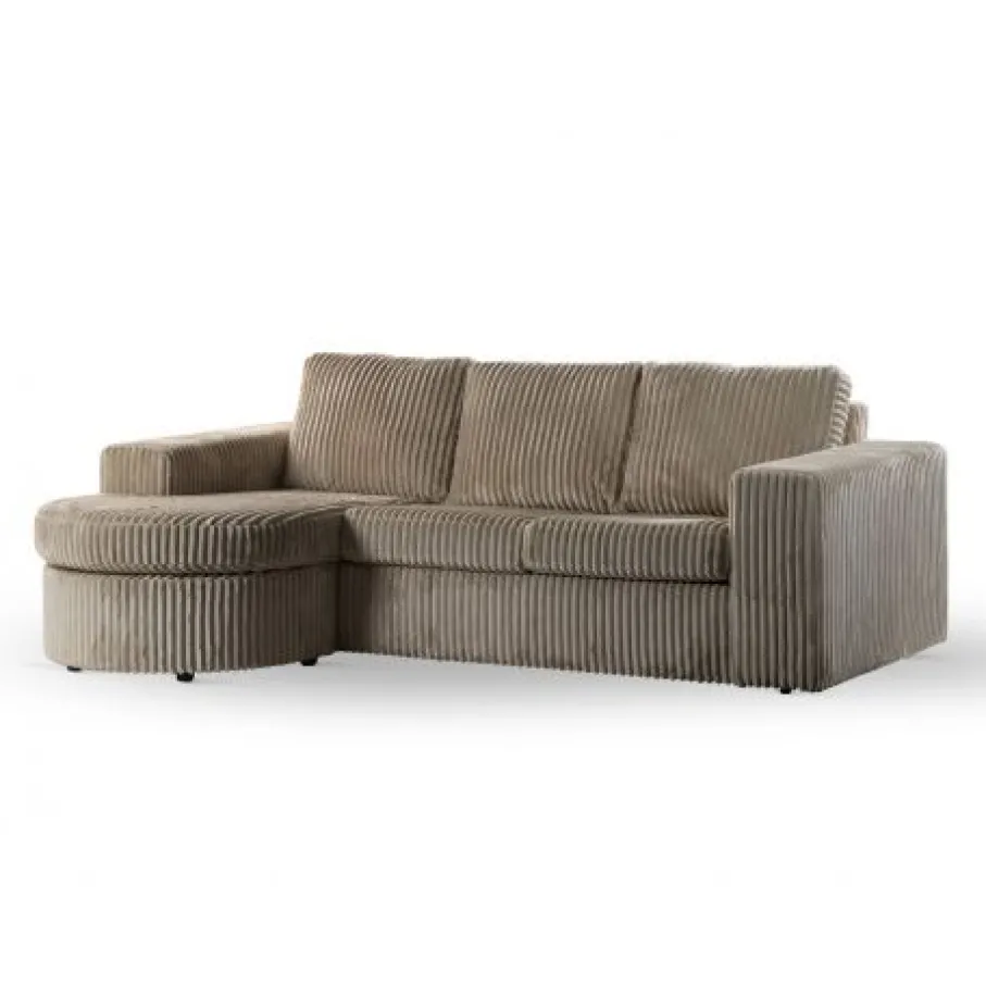 Hoekbanken< Hoekbank Huxley Links & Rechts Beige