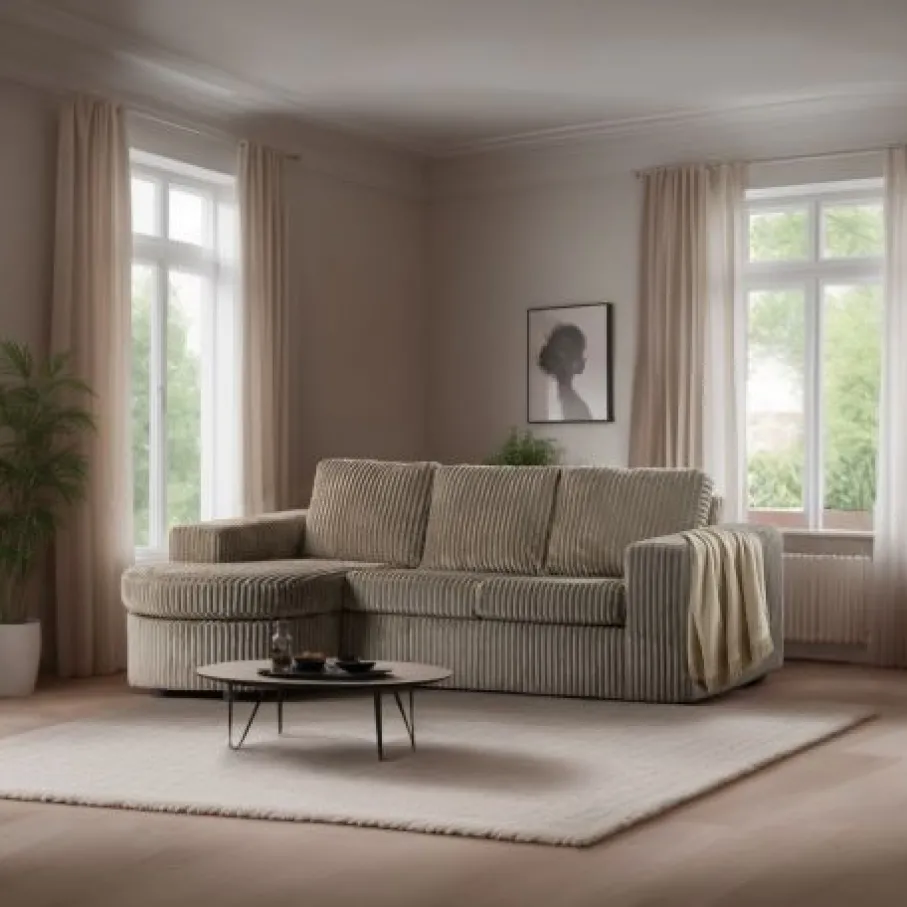 Hoekbanken< Hoekbank Huxley Links & Rechts Beige