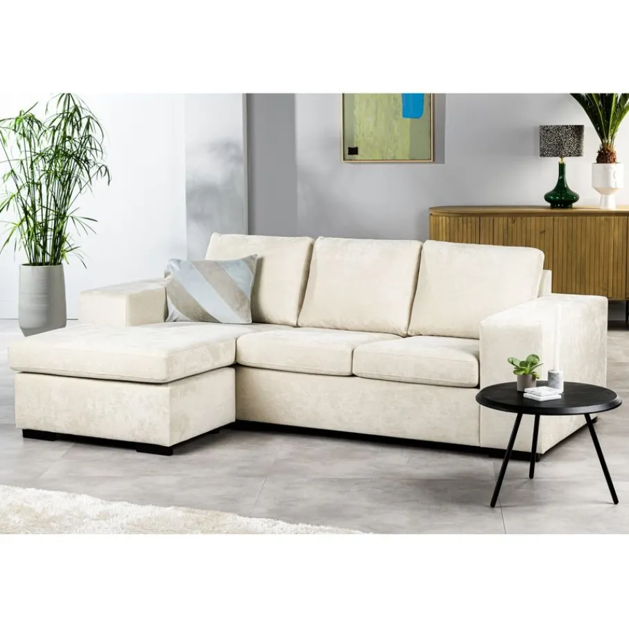 Hoekbanken< Hoekbank Irving Links & Rechts Beige