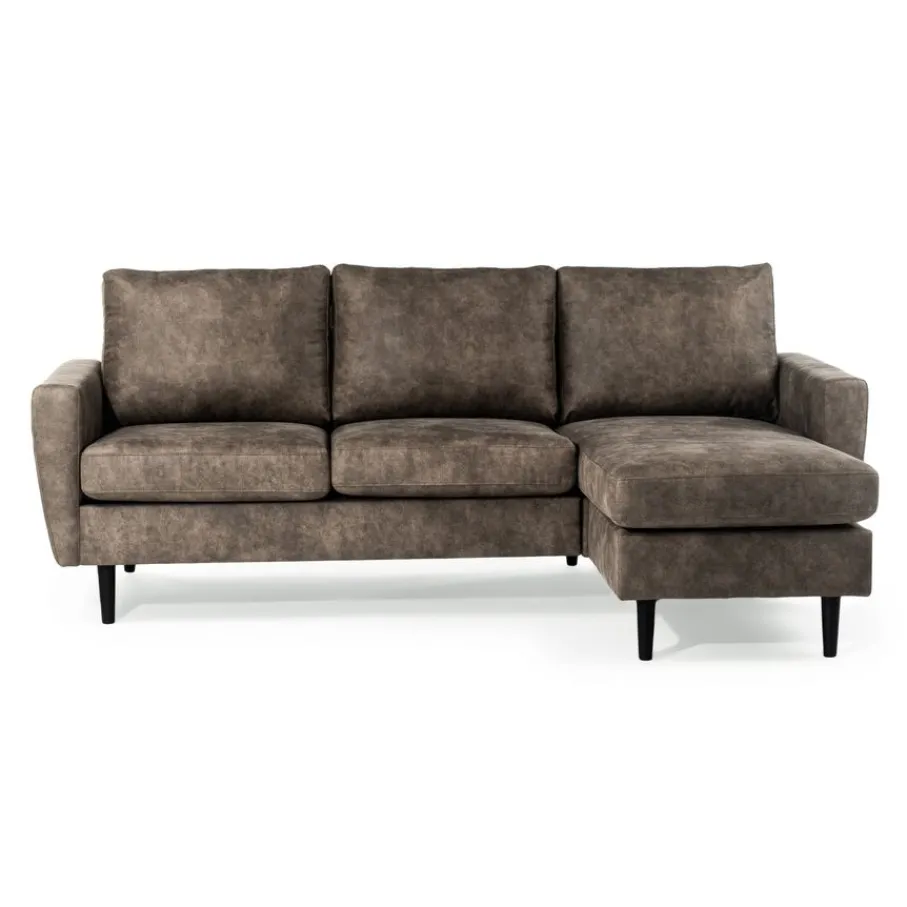 Hoekbanken< Hoekbank Kinslee Links & Rechts Taupe