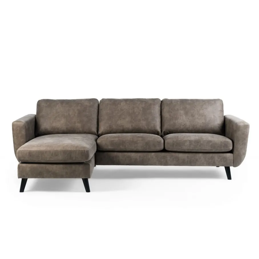 Hoekbanken< Hoekbank Kolton Links & Rechts Taupe