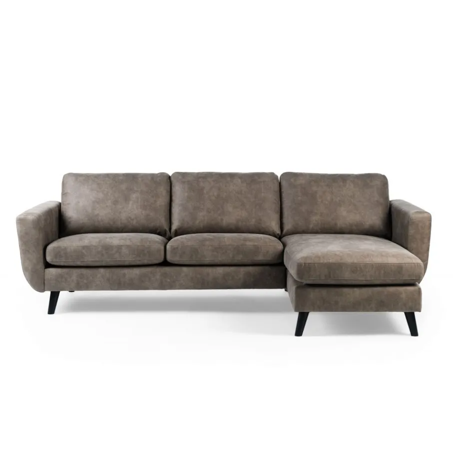 Hoekbanken< Hoekbank Kolton Links & Rechts Taupe