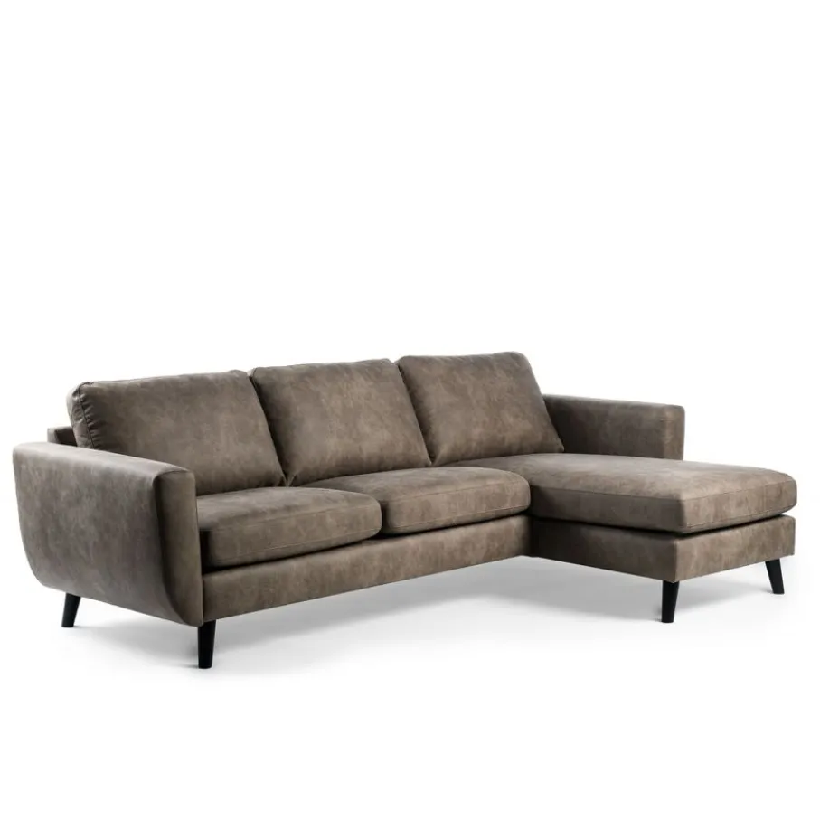 Hoekbanken< Hoekbank Kolton Links & Rechts Taupe