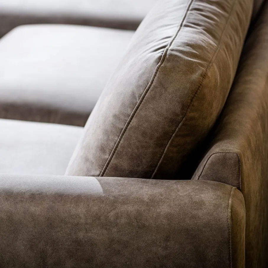 Hoekbanken< Hoekbank Kolton Links & Rechts Taupe
