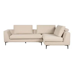 Modulaire Banken|Hoekbanken< Hoekbank Source Rechts Beige