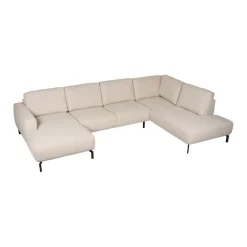 U-Banken< Hoekbank Vibe Divan Rechts Beige