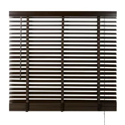 Bruine Jaloezieën< Houten Jaloezie Bruin - 140x210 cm
