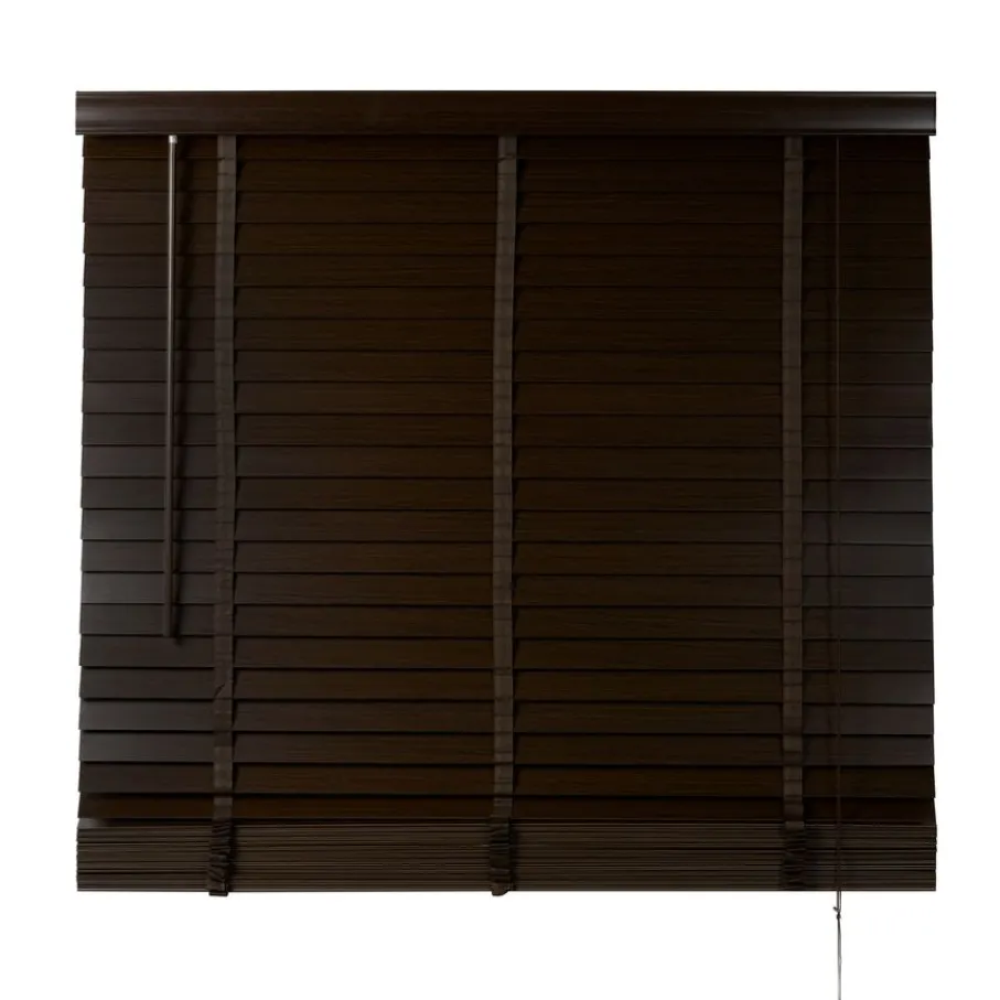 Bruine Jaloezieën< Houten Jaloezie Bruin - 140x210 cm