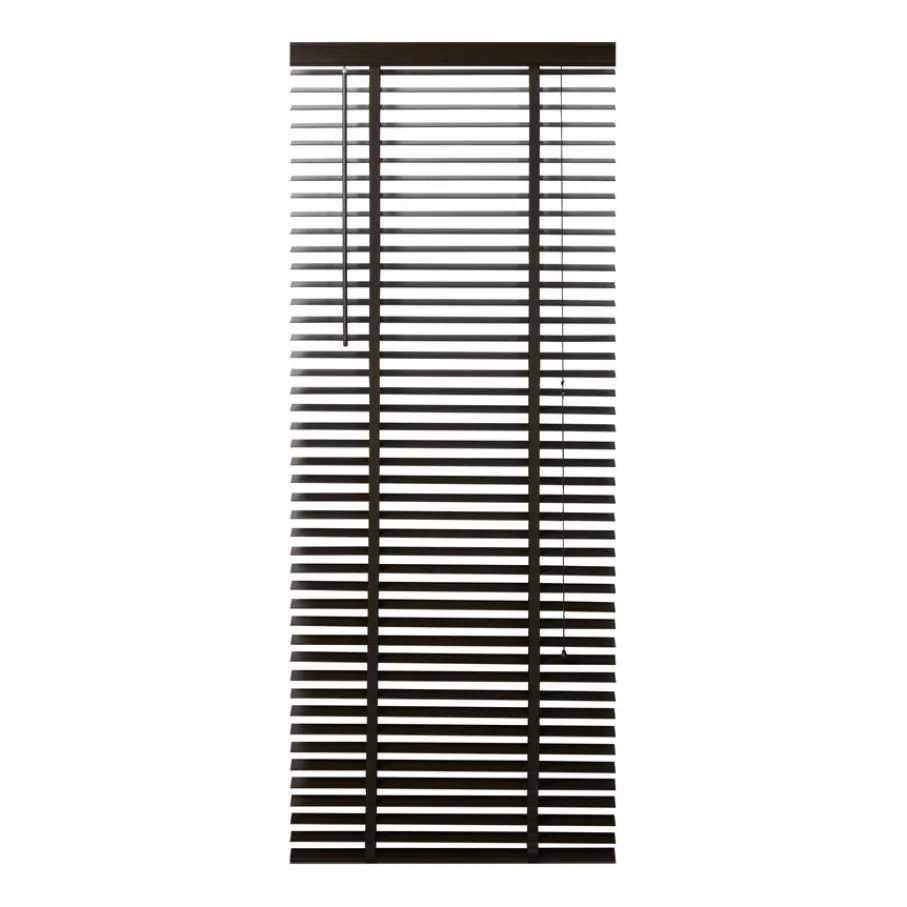 Bruine Jaloezieën< Houten Jaloezie Bruin - 80x210 cm