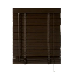 Bruine Jaloezieën< Houten Jaloezie Bruin - 80x130 cm