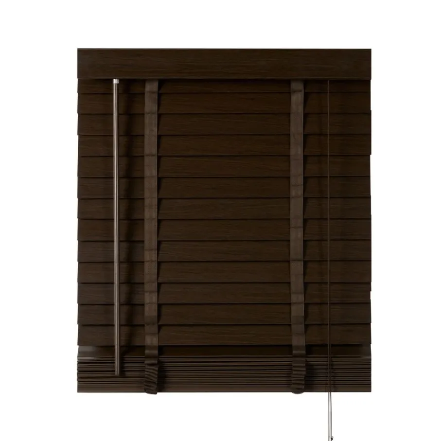 Bruine Jaloezieën< Houten Jaloezie Bruin - 80x130 cm