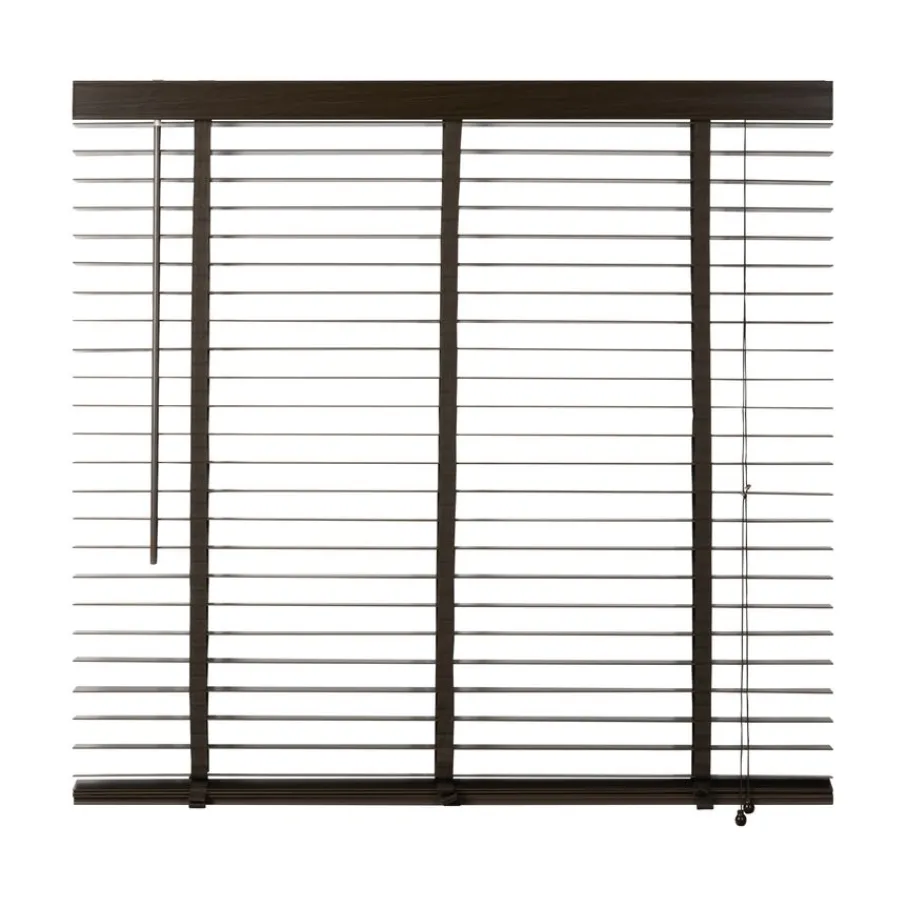 Bruine Jaloezieën< Houten Jaloezie Bruin - 100x130 cm