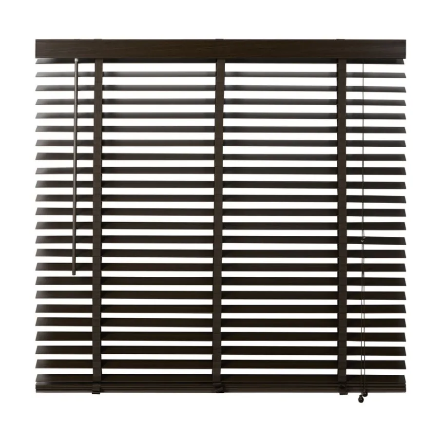 Bruine Jaloezieën< Houten Jaloezie Bruin - 120x130 cm