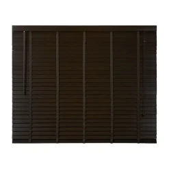 Bruine Jaloezieën< Houten Jaloezie Bruin - 180x130 cm