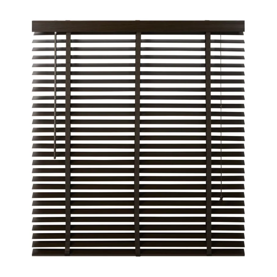 Bruine Jaloezieën< Houten Jaloezie Bruin - 140x130 cm