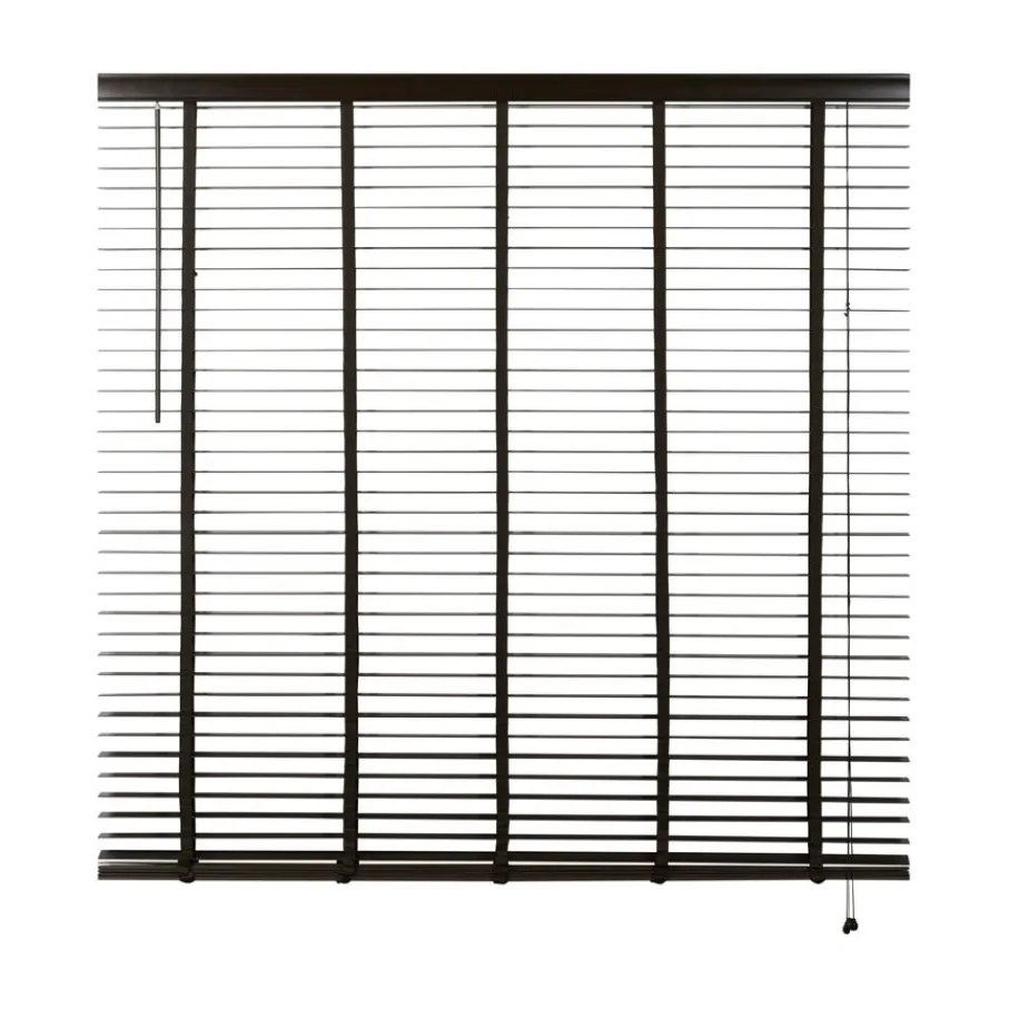 Bruine Jaloezieën< Houten Jaloezie Bruin - 200x210 cm
