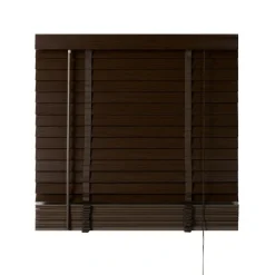 Bruine Jaloezieën< Houten Jaloezie Bruin - 60x180 cm