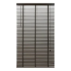 Bruine Jaloezieën< Houten Jaloezie Bruin - 120x210 cm