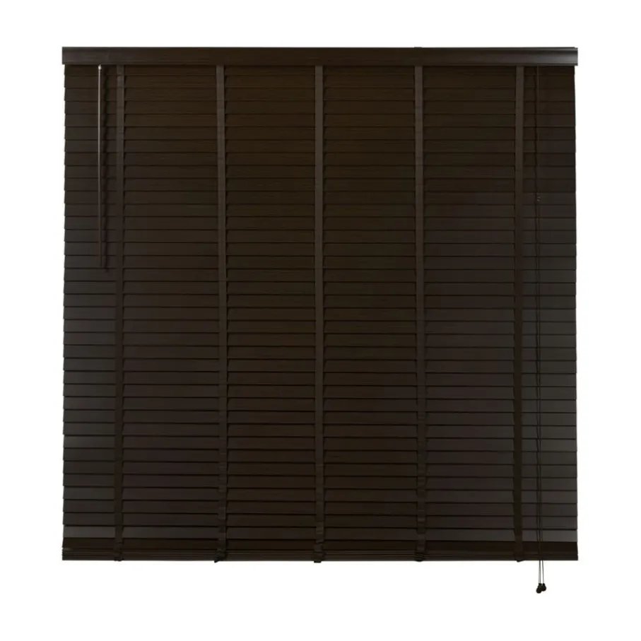 Bruine Jaloezieën< Houten Jaloezie Bruin - 180x210 cm
