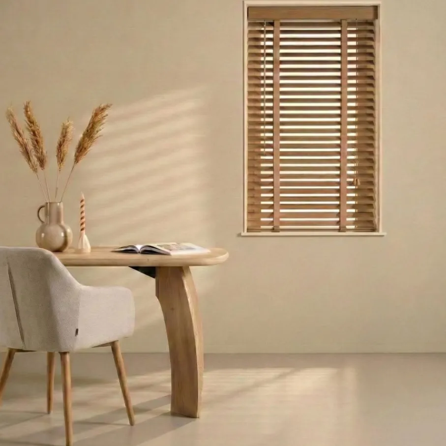 Naturel Jaloezieën< Houten Jaloezie Naturel