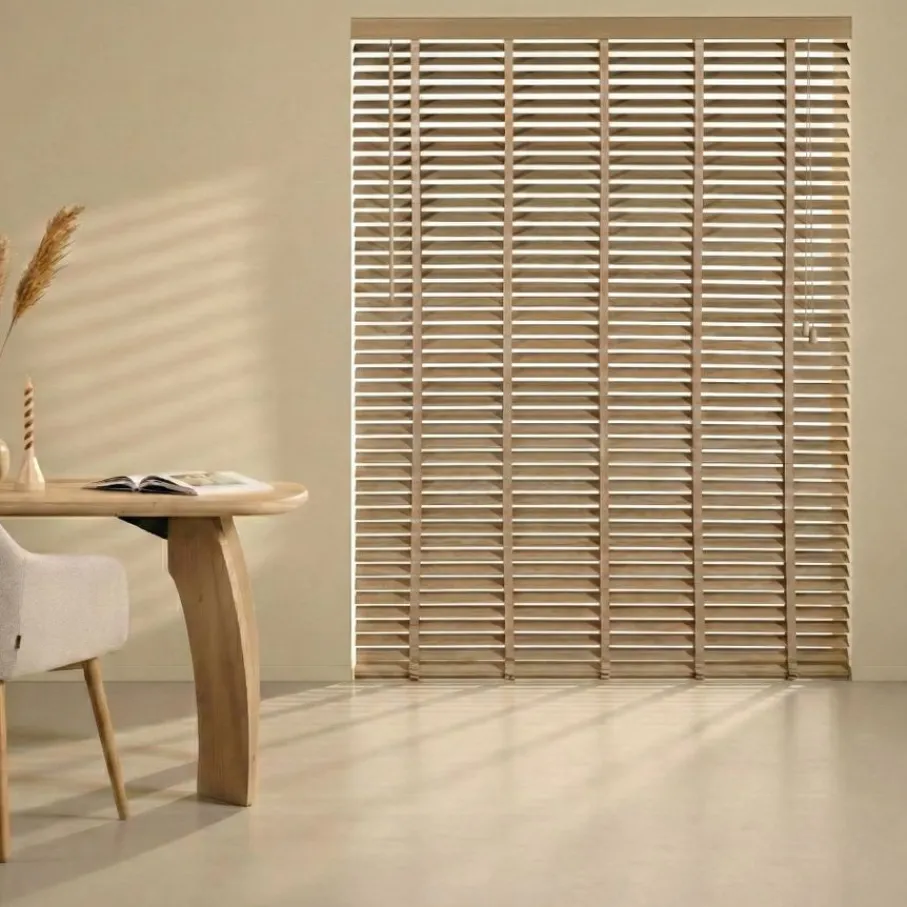 Naturel Jaloezieën< Houten Jaloezie Naturel