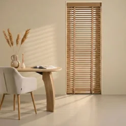 Naturel Jaloezieën< Houten Jaloezie Naturel